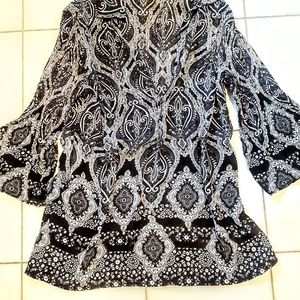 Sunny Leigh Paisley tunic top